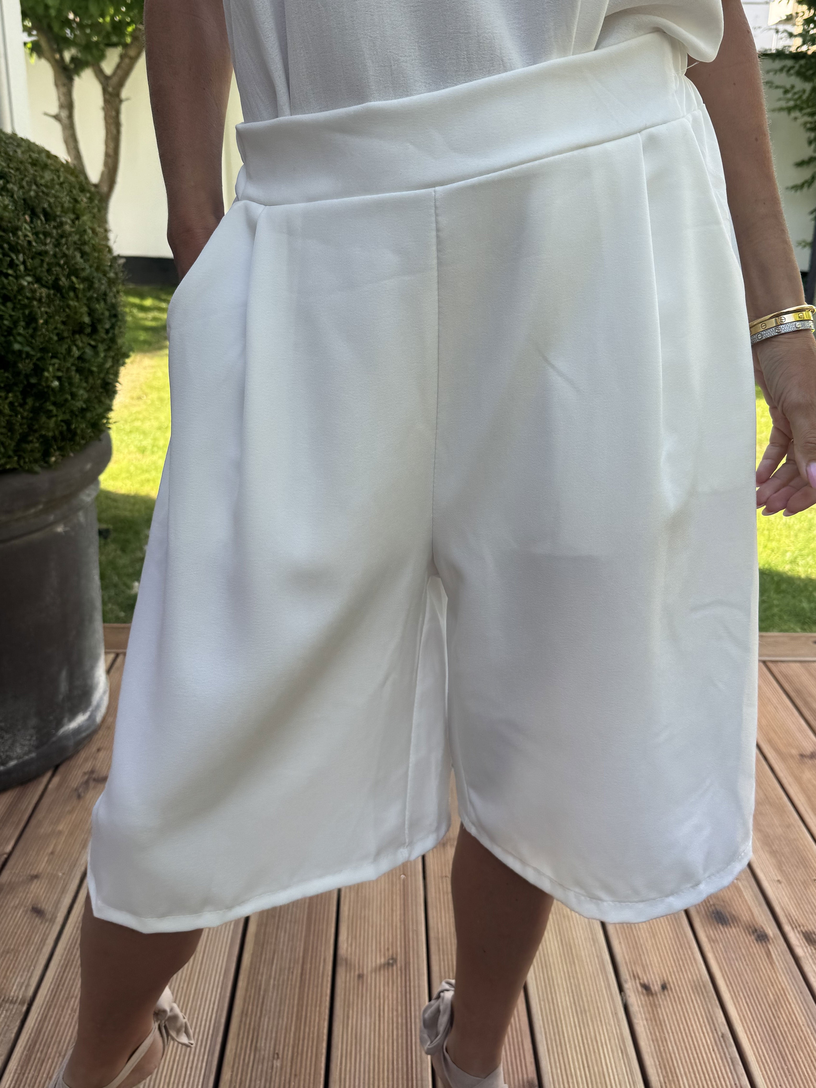 Bursia - Lange shorts i løs pasform